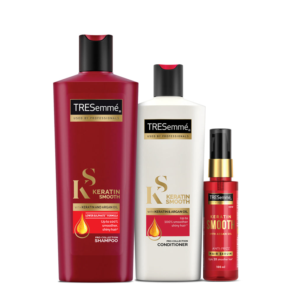 Tresemme keratin 2025 smooth range