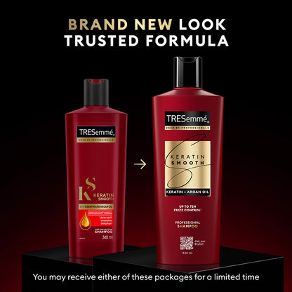 TRESemmé Keratin Smooth Shampoo 340ml + Conditioner 190 ml + Mask 300ml + Serum 100ml