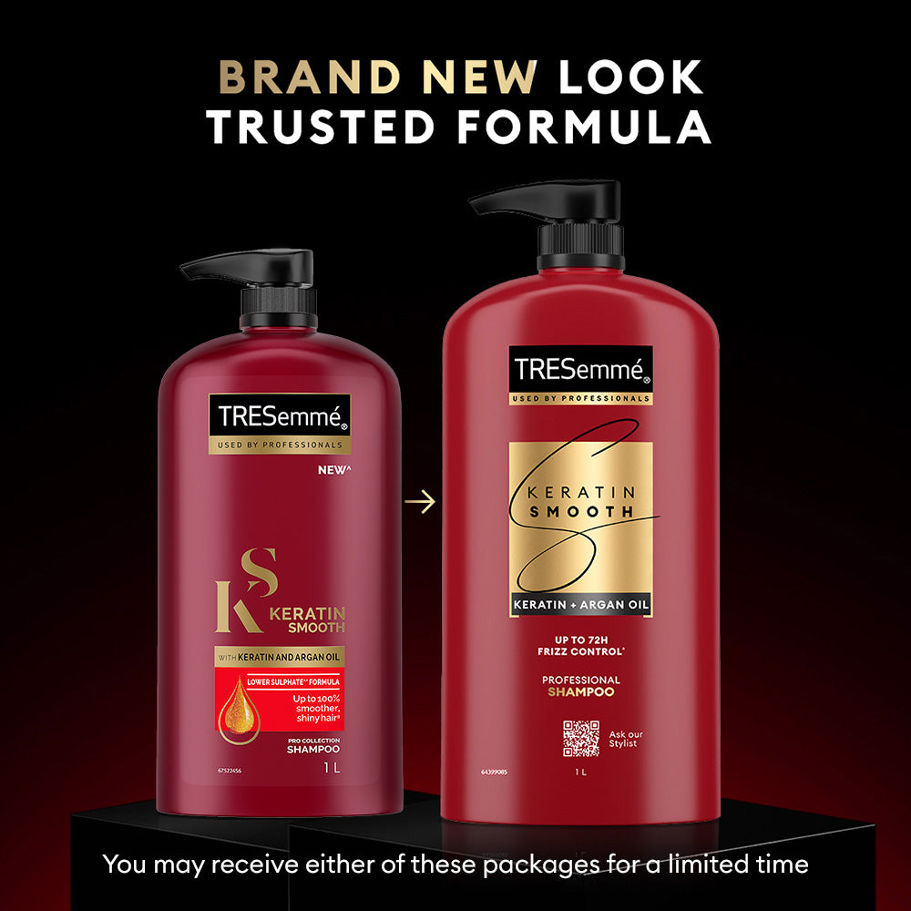 TRESemme Keratin Smooth Shampoo 1000ml + Conditioner 190ml + Mask 300ml + Serum 50ml